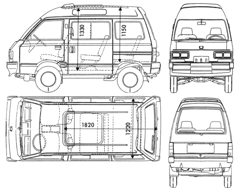 Subaru Libero: 11 фото